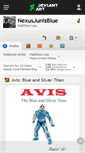 Mobile Screenshot of nexusjunisblue.deviantart.com