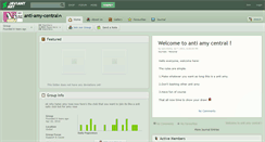 Desktop Screenshot of anti-amy-central.deviantart.com