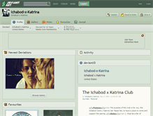 Tablet Screenshot of ichabod-x-katrina.deviantart.com