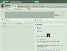 Tablet Screenshot of ffuuplz.deviantart.com
