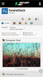 Mobile Screenshot of funeralstock.deviantart.com