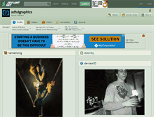 Tablet Screenshot of adhdgraphics.deviantart.com