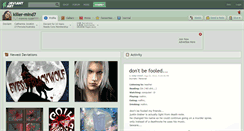 Desktop Screenshot of killer-mind7.deviantart.com