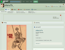 Tablet Screenshot of eskarlatta.deviantart.com