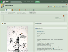 Tablet Screenshot of paintrae13.deviantart.com