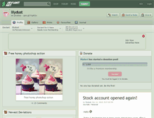 Tablet Screenshot of lilydust.deviantart.com