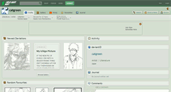 Desktop Screenshot of catgreen.deviantart.com