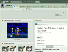 Tablet Screenshot of chaosx03.deviantart.com