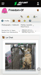 Mobile Screenshot of freedom-of.deviantart.com