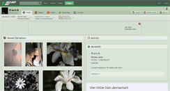 Desktop Screenshot of h-a-n-k.deviantart.com