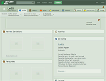 Tablet Screenshot of la-lit.deviantart.com