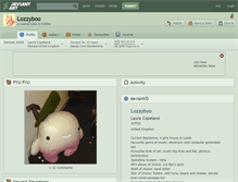 Tablet Screenshot of lozzyboo.deviantart.com