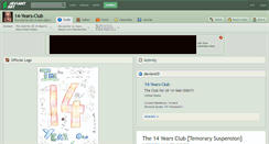 Desktop Screenshot of 14-years-club.deviantart.com
