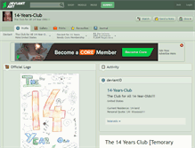 Tablet Screenshot of 14-years-club.deviantart.com