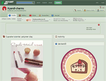Tablet Screenshot of kyandi-charms.deviantart.com