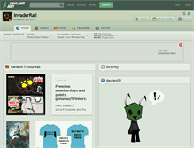 Tablet Screenshot of invaderrail.deviantart.com