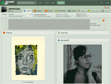 Tablet Screenshot of jamerican.deviantart.com