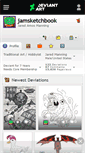 Mobile Screenshot of jamsketchbook.deviantart.com