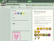 Tablet Screenshot of pixelmari-shugo-club.deviantart.com