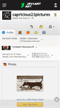 Mobile Screenshot of capricious23pictures.deviantart.com
