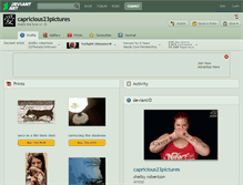 Tablet Screenshot of capricious23pictures.deviantart.com
