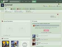 Tablet Screenshot of chuckschaaf.deviantart.com
