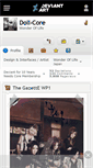 Mobile Screenshot of doll-core.deviantart.com