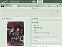 Tablet Screenshot of doll-core.deviantart.com
