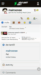 Mobile Screenshot of malroonee.deviantart.com