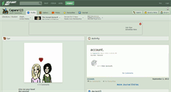 Desktop Screenshot of capara123.deviantart.com