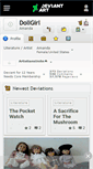 Mobile Screenshot of dollgirl.deviantart.com