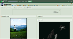Desktop Screenshot of gothpoetess.deviantart.com