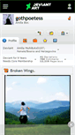 Mobile Screenshot of gothpoetess.deviantart.com