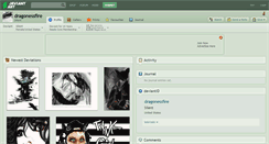 Desktop Screenshot of dragonessfire.deviantart.com