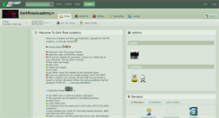 Desktop Screenshot of darkroseacademy.deviantart.com