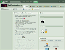 Tablet Screenshot of darkroseacademy.deviantart.com