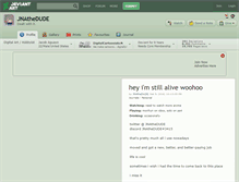 Tablet Screenshot of jnathedude.deviantart.com