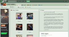 Desktop Screenshot of crystal-cosplay.deviantart.com