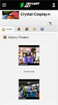 Mobile Screenshot of crystal-cosplay.deviantart.com