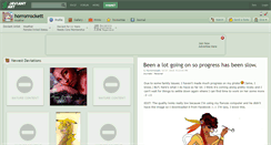 Desktop Screenshot of horrorrockett.deviantart.com