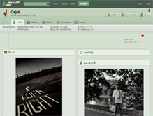 Tablet Screenshot of gajek.deviantart.com