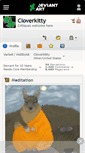 Mobile Screenshot of cloverkitty.deviantart.com