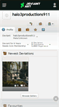 Mobile Screenshot of halo3productions911.deviantart.com