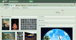 Desktop Screenshot of merdax.deviantart.com