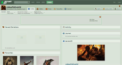 Desktop Screenshot of colourfullworld.deviantart.com