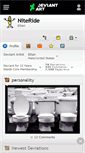 Mobile Screenshot of niteride.deviantart.com