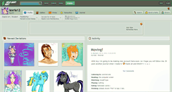 Desktop Screenshot of lexria12.deviantart.com