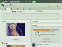 Tablet Screenshot of freedomfray.deviantart.com