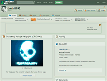 Tablet Screenshot of dreski1992.deviantart.com