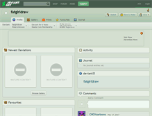 Tablet Screenshot of fatgirldraw.deviantart.com